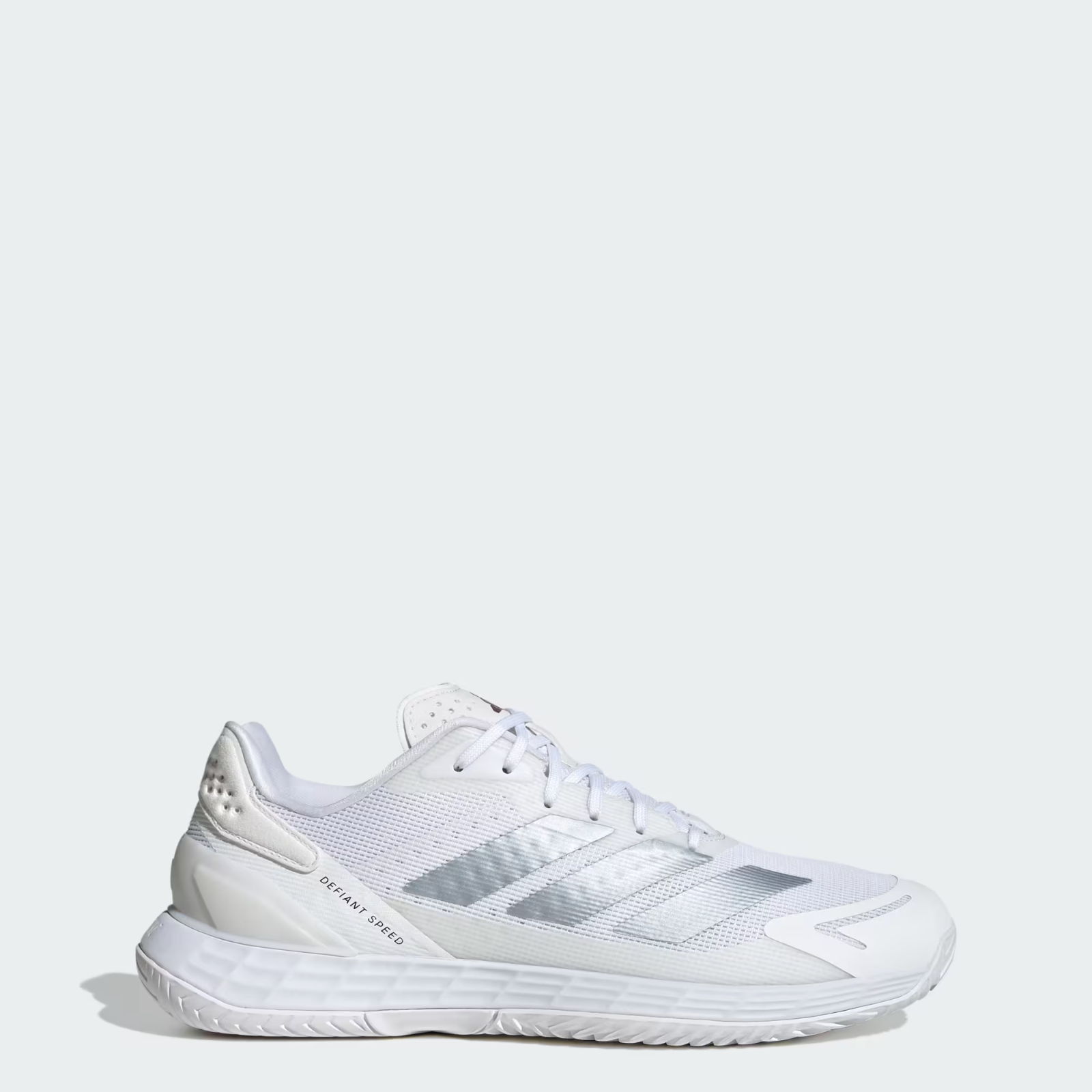 KJ3106 adidas Defiant Speed 2 Tennis "Cloud White/Tech Grey Metallic" (Men's)