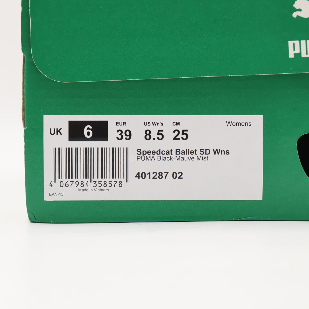 401287-02 Puma Speedcat Ballet SD Puma Black Mauve Mist (Women's)