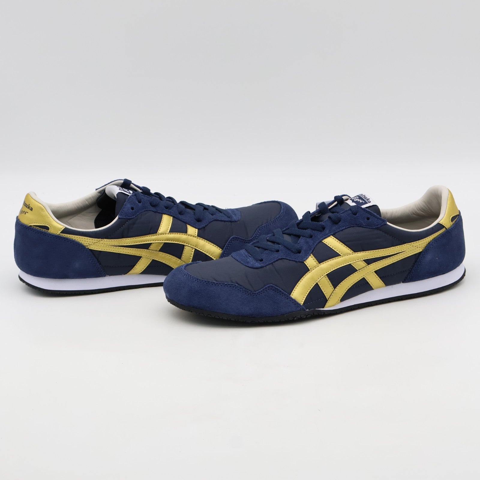1183B400-400 Onitsuka Tiger Serrano Midnight Pure Gold (Men's)
