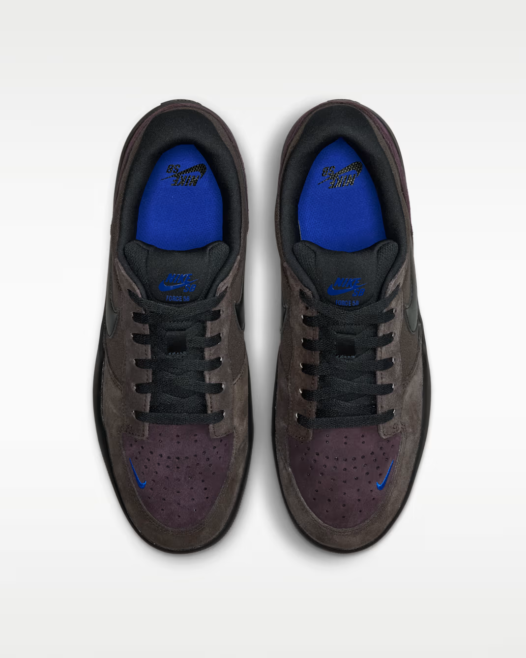 DV5477-204 Nike SB Force 58 "Shadow Brown/Burgundy Ash" (Men's)
