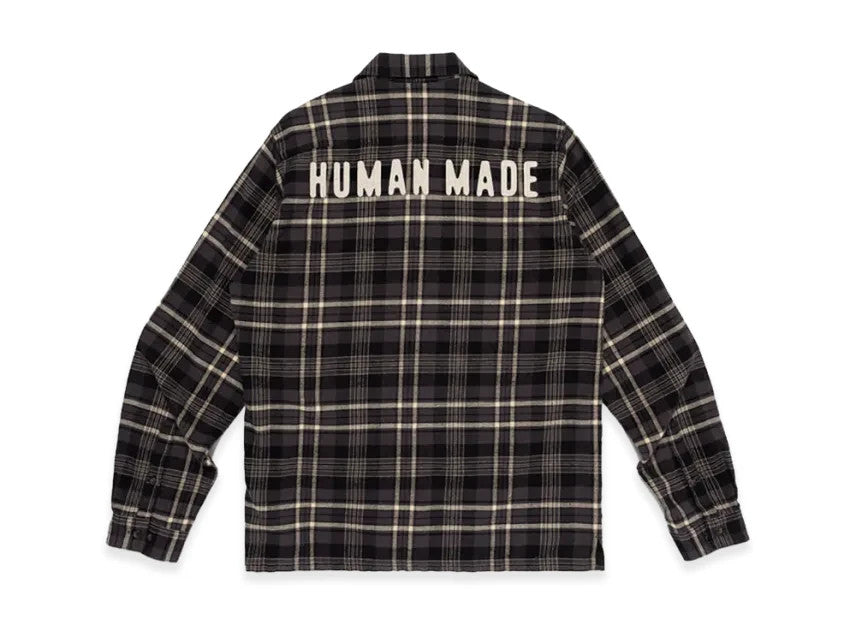 HUMAN MADE Flannel Check Shirt Black