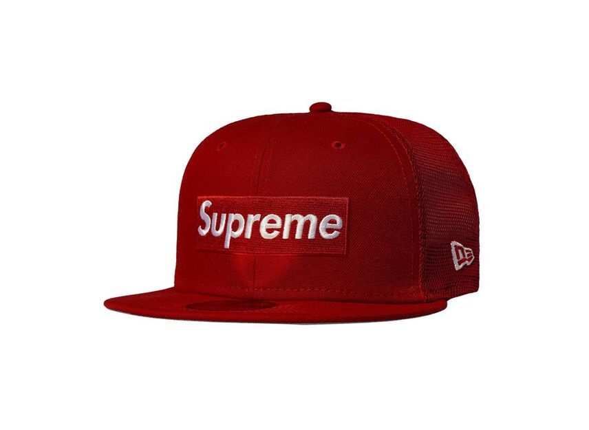 Supreme Box Logo Mesh Back New Era Red (22SS)