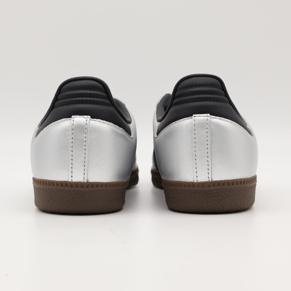 JI4218 adidas Originals Samba OG Silver Metallic Core Black Gum (Women's)