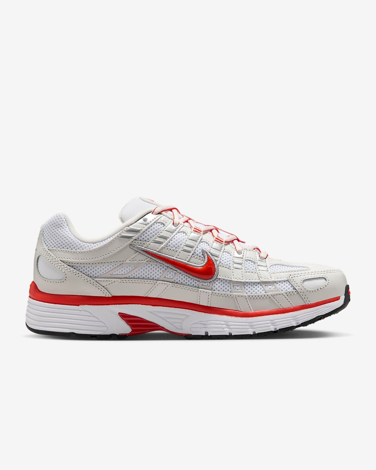BV1021-107 Nike P-6000 White Platinum Tint Black Picante Red (Women's)