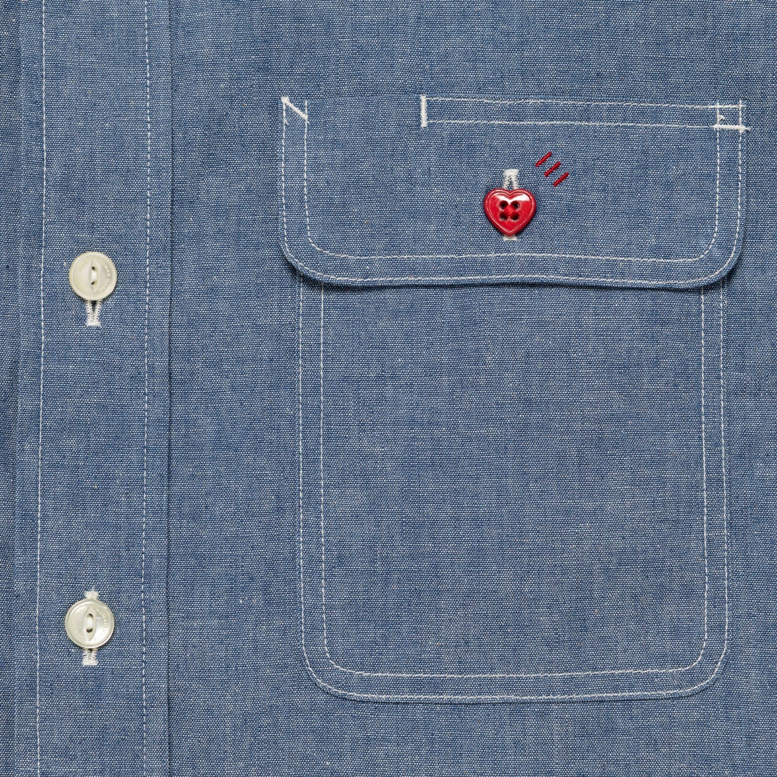 HUMAN MADE Chambray Work Shirt Past Blue