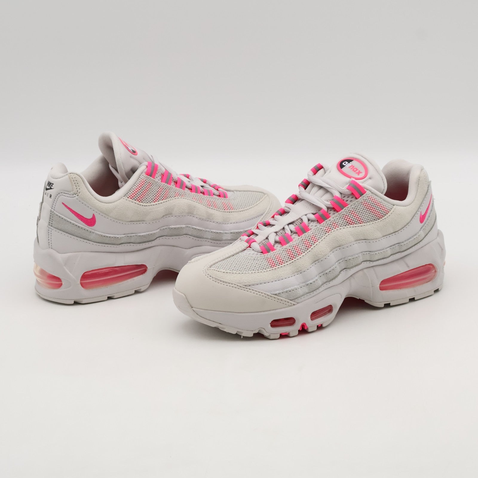 IB6396-002 Nike Air Max 95 OG Big Bubble Vast Grey Hyper Pink (Women's)