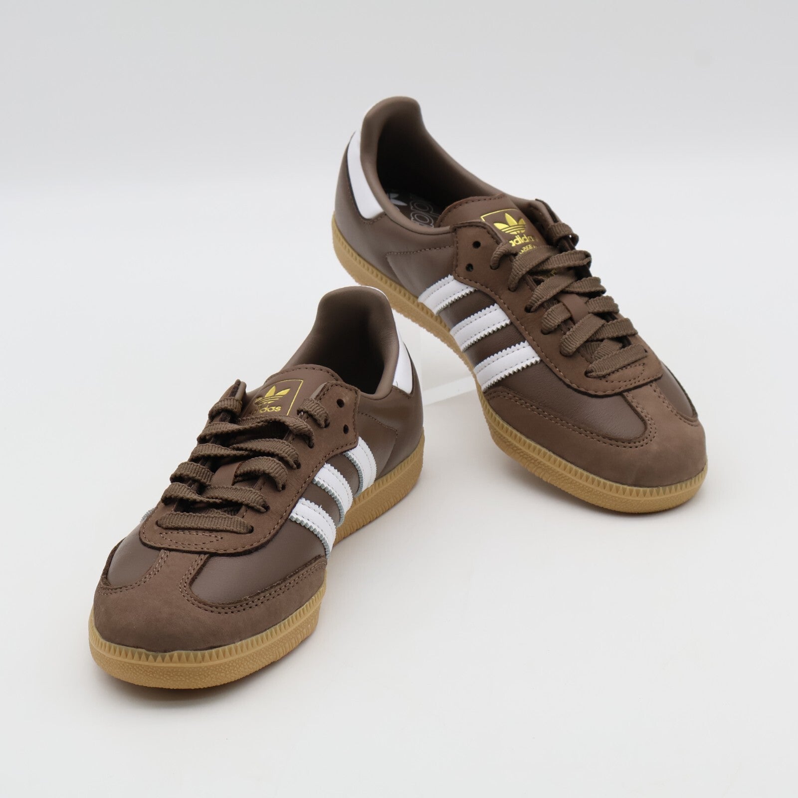 IE6522 adidas Originals Samba OG Earth Strata Footwear White Gold (Women's)