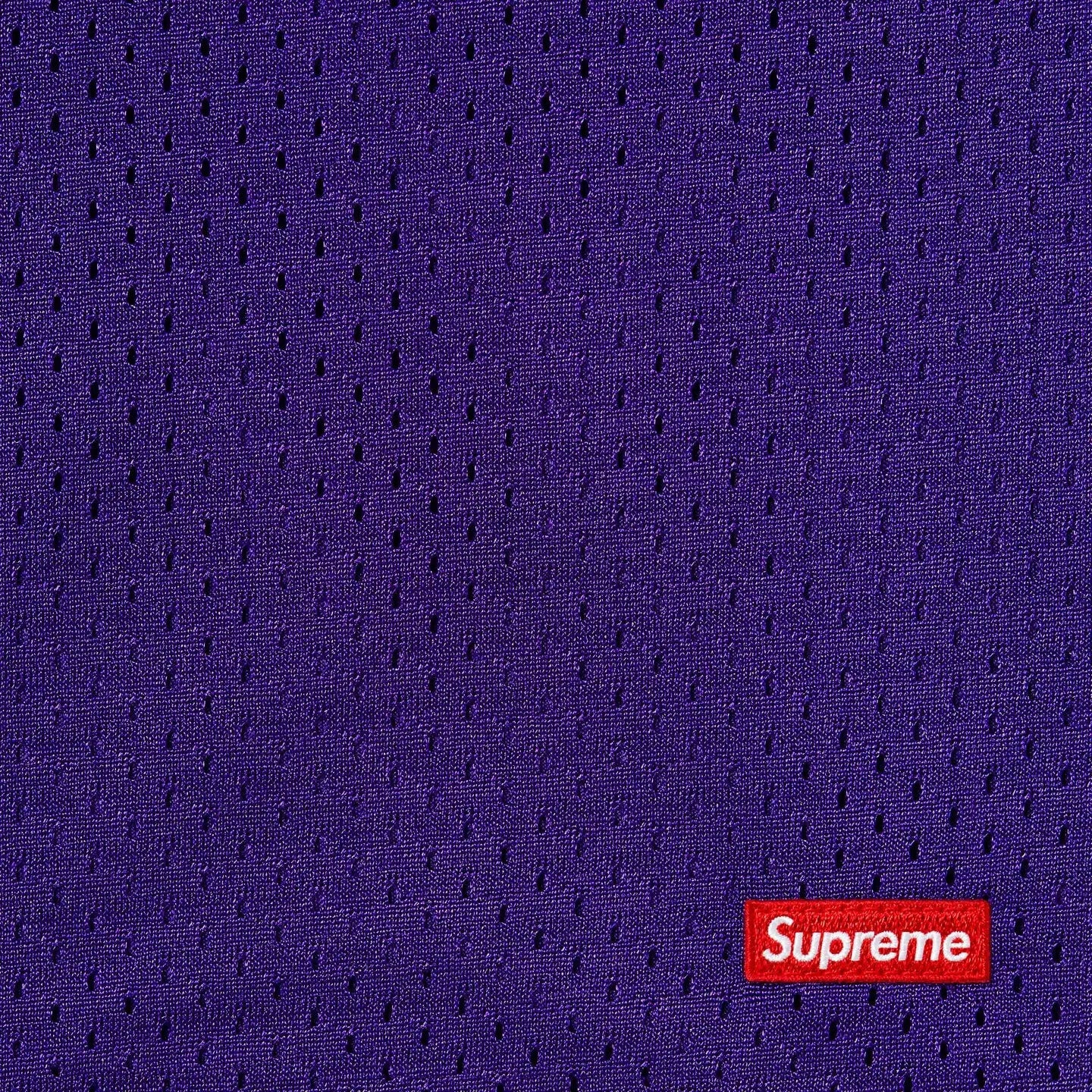 Supreme Small Box Baggy Mesh Short Purple