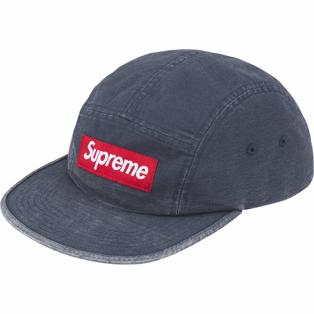 Supreme Canvas Camp Cap Navy