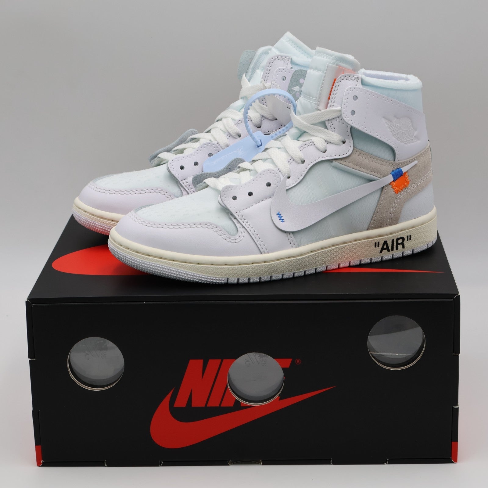 AA3834-100 Virgil Abloh Archive (V.A.A.) Nike Air Jordan 1 Retro High OG (Men's)
