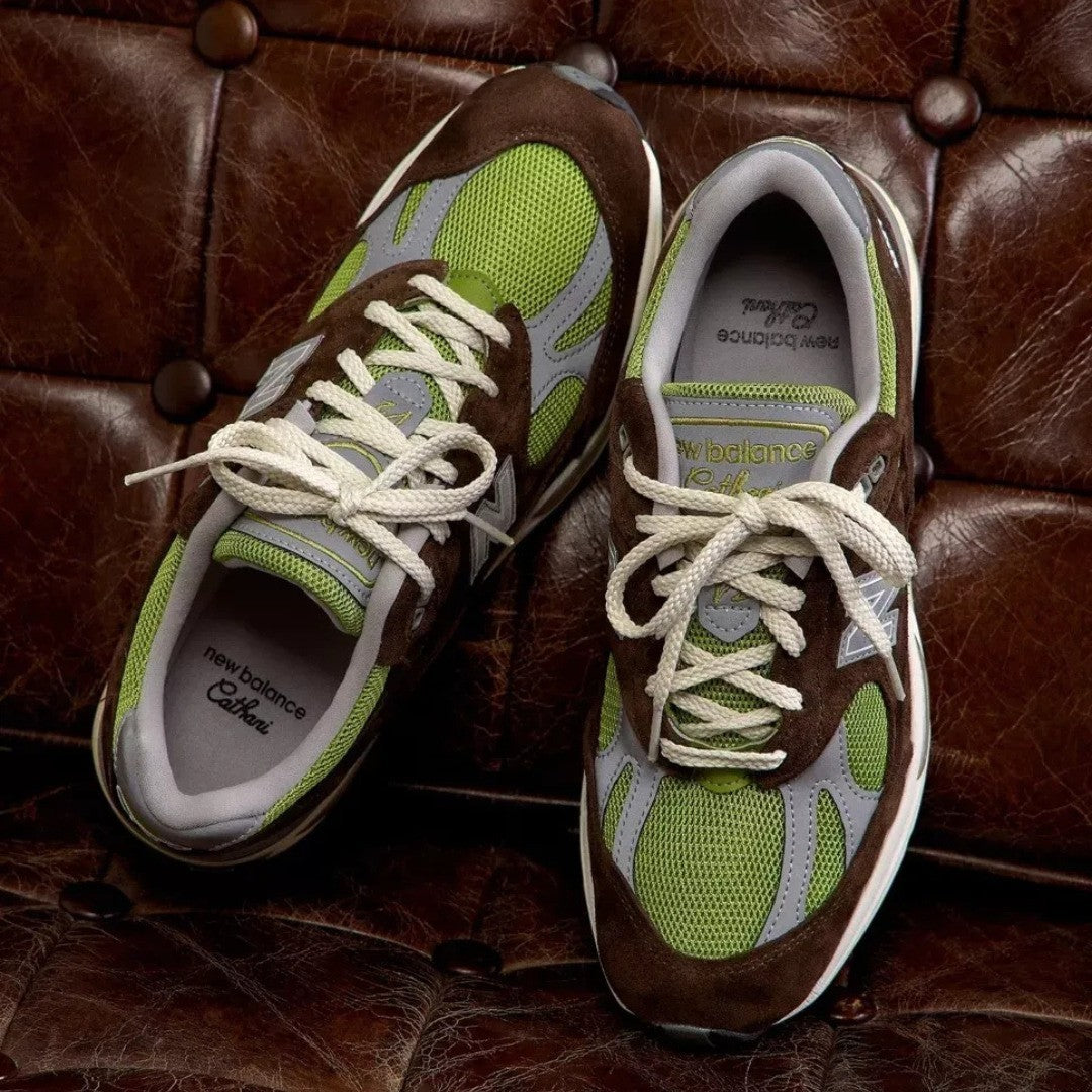 U991CK2 Danielle Cathari New Balance 991V2 Reverse Matcha (Men's)