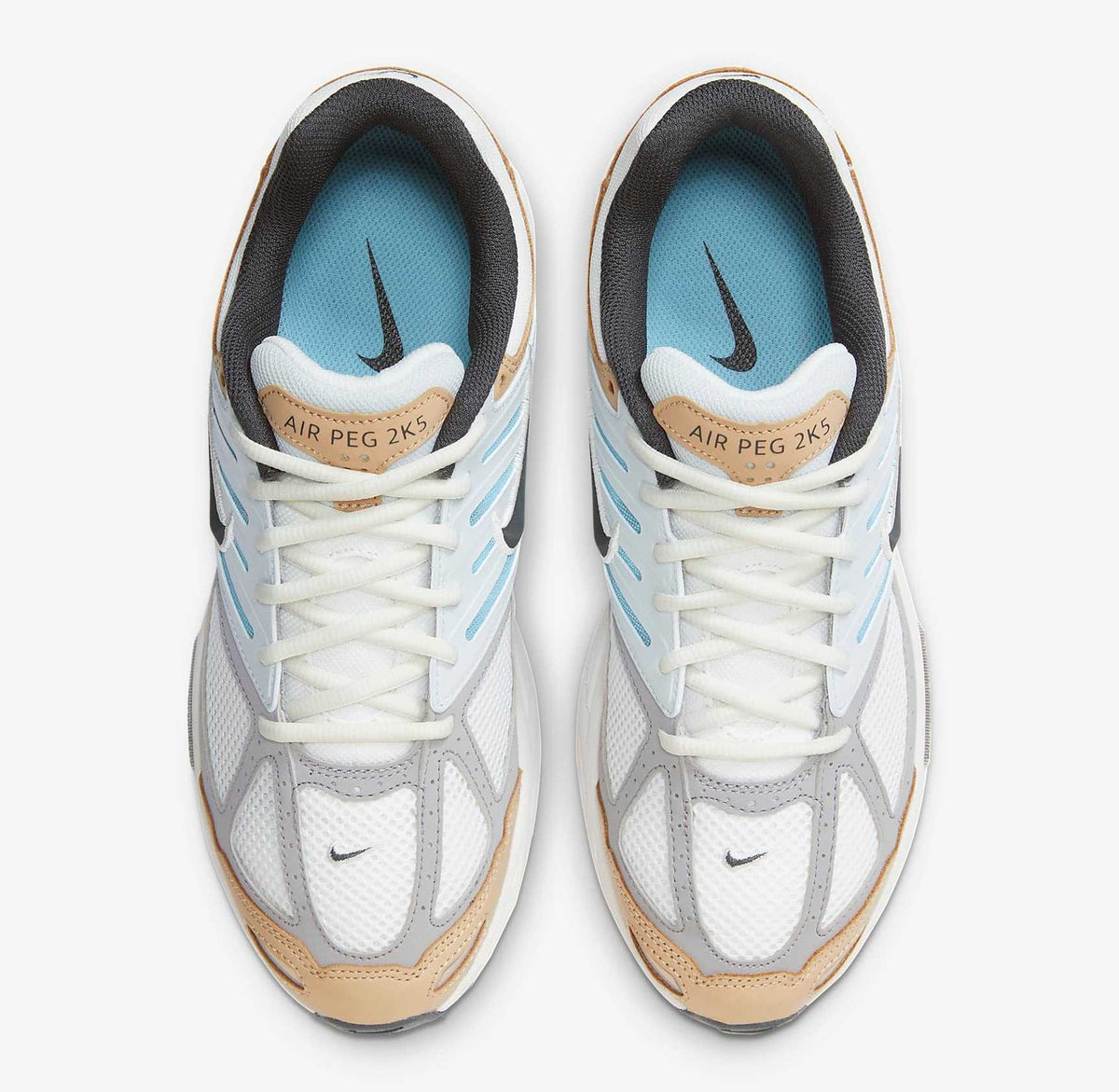 HM4348-100 Nike Air Pegasus 2K5 White Glacier Blue Tan (Men's)