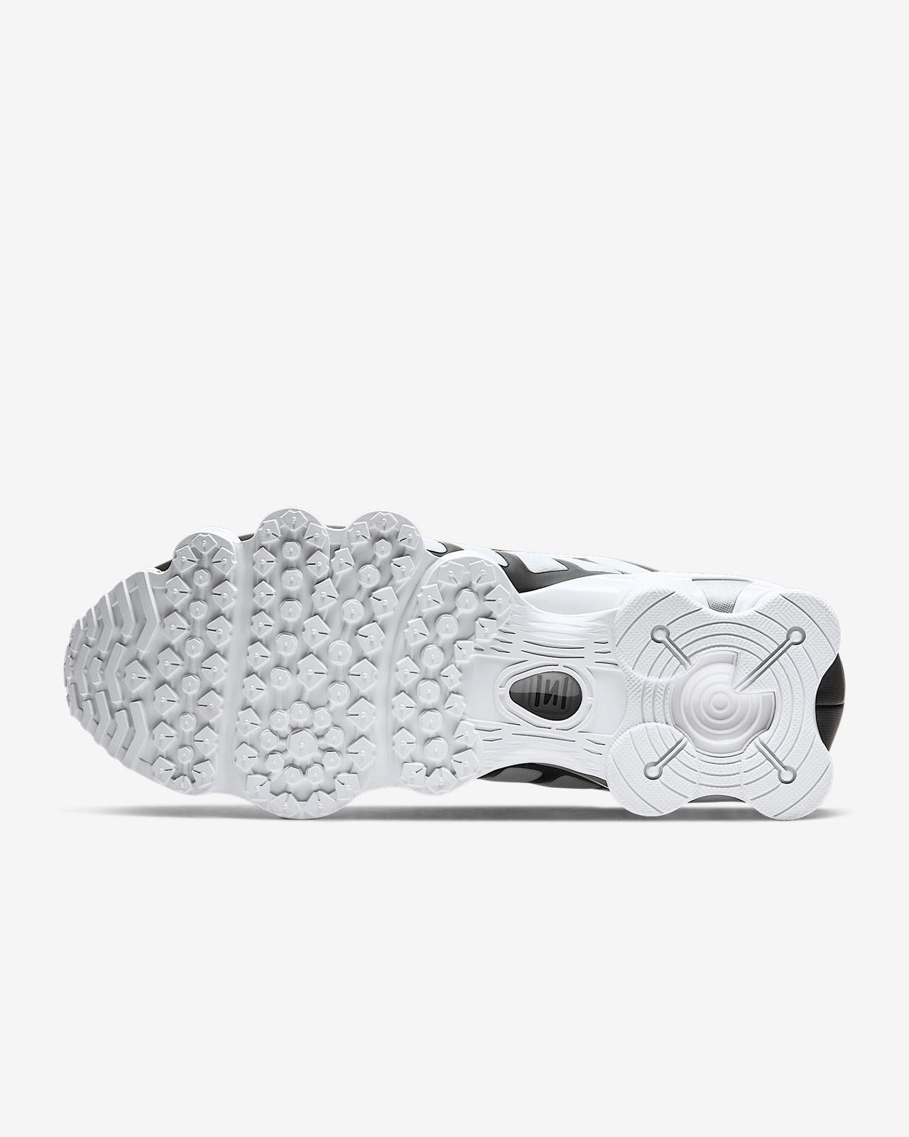 AV3595-102 Nike Shox TL White Metallic Platinum Black (Men's)