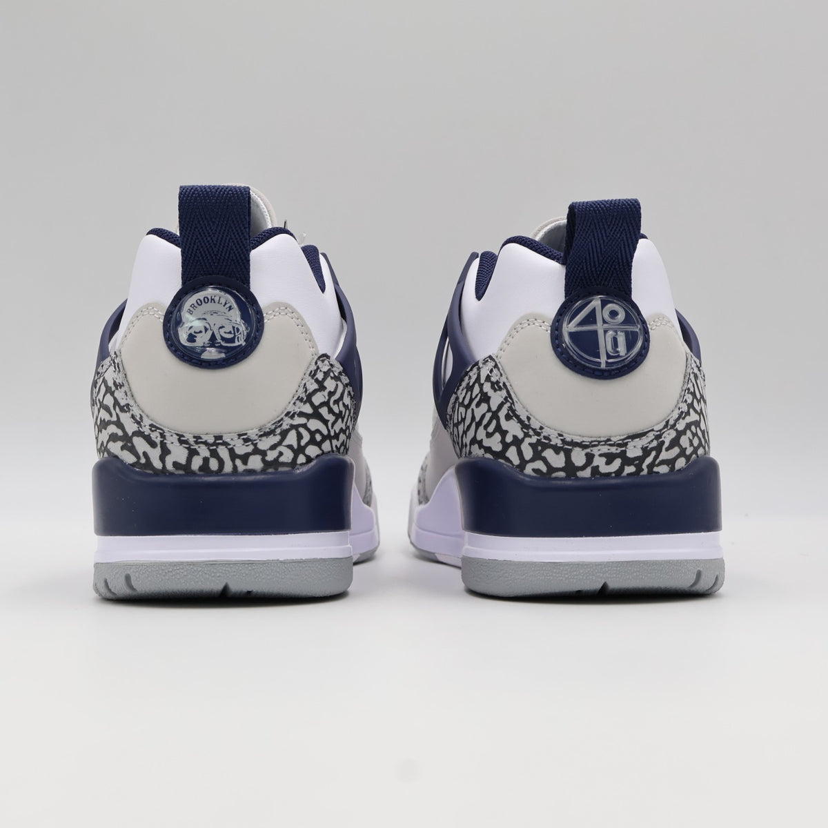 FQ1759-140 Nike Jordan Spizike Low White Midnight Navy Cement Grey (Men's)
