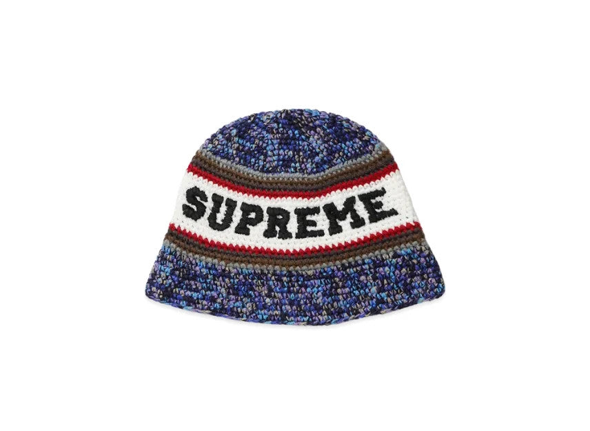Supreme Knit Logo Crusher "Navy"