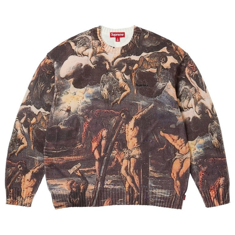Supreme Crucifixion Sweater Multicolor