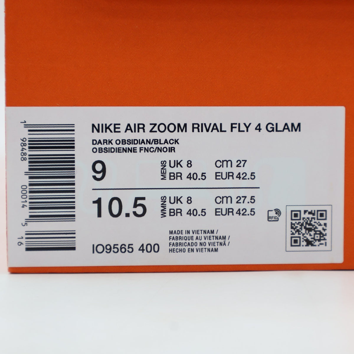 IO9565-400 Nike Air Zoom Rival Fly 4 Dark Obsidian Ghost Green Pink (Men's)