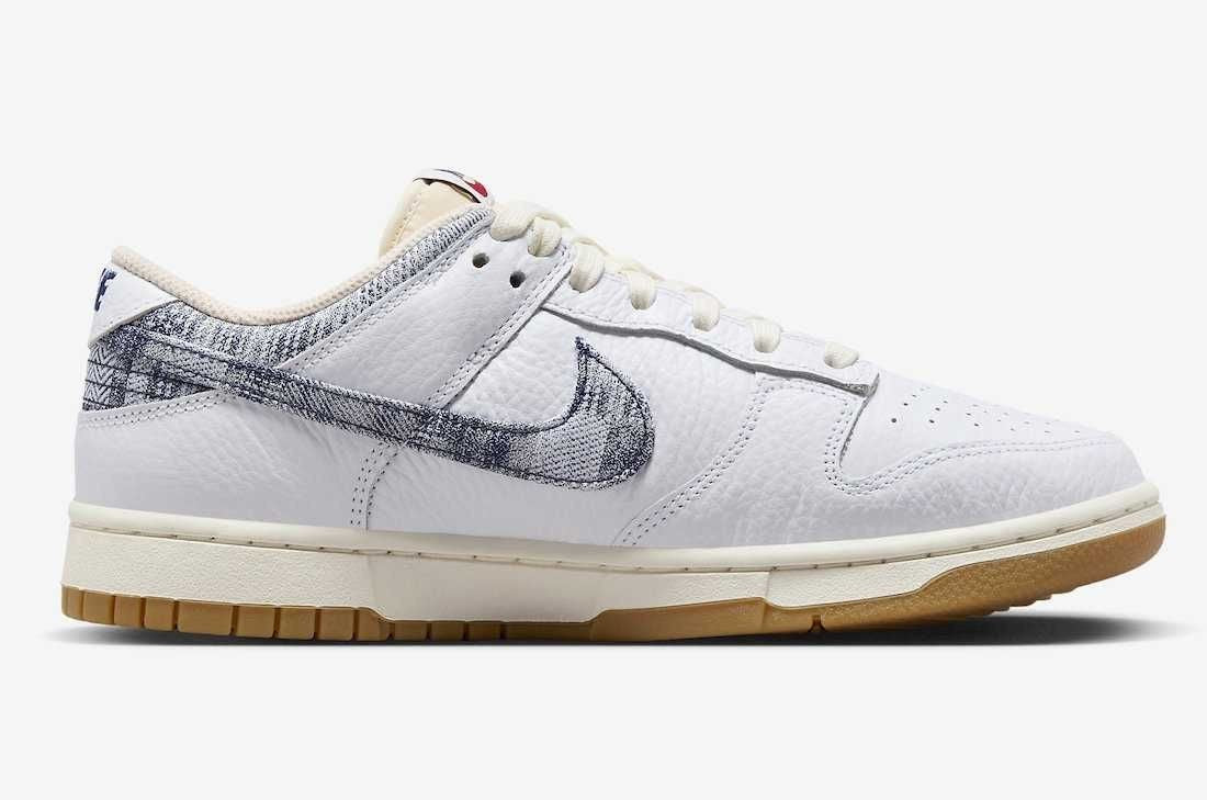 FN6881-100 Nike Dunk Low "Washed Denim" (Men's)