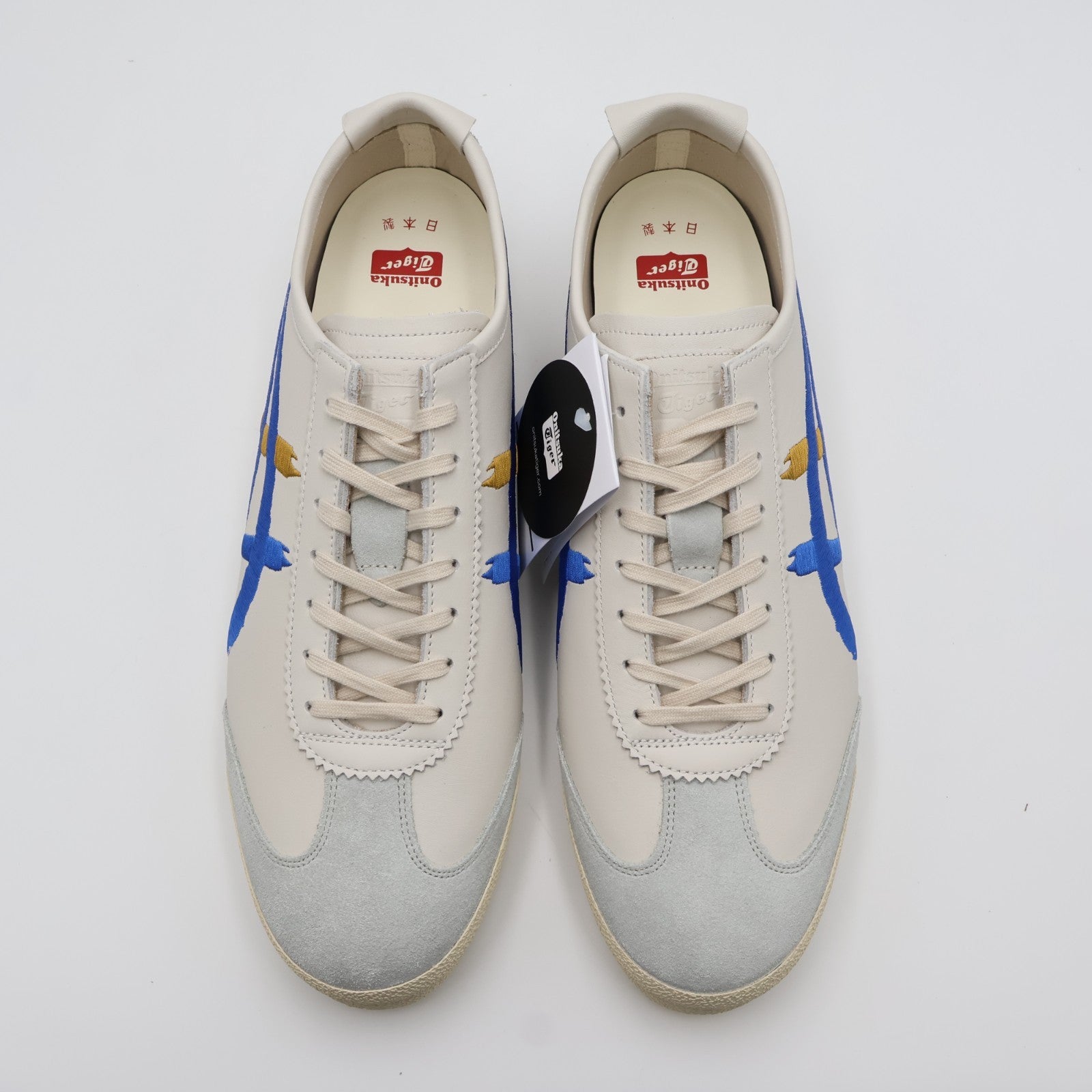 1181A119-101 Onitsuka Tiger Mexico 66 Deluxe White Directoire Blue (Men's)