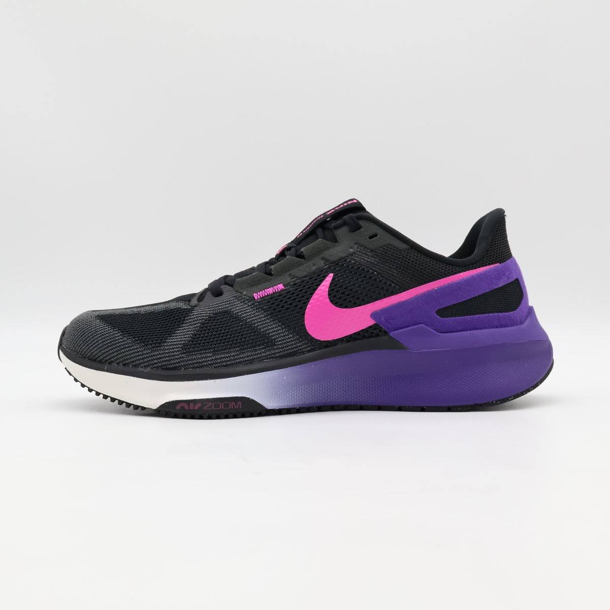DJ7883-010 Nike Structure 25 Black Anthracite Field Purple Laser Fuchsia (Men's)