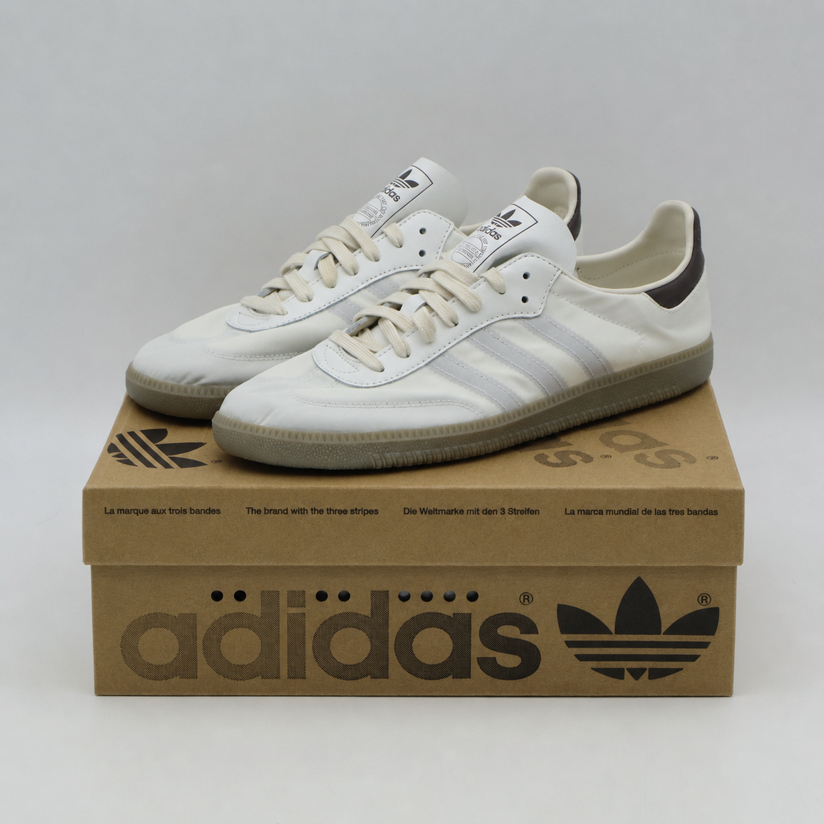 JI3175 adidas Originals Samba Decon Core White Charcoal Putty Beige (Men's)