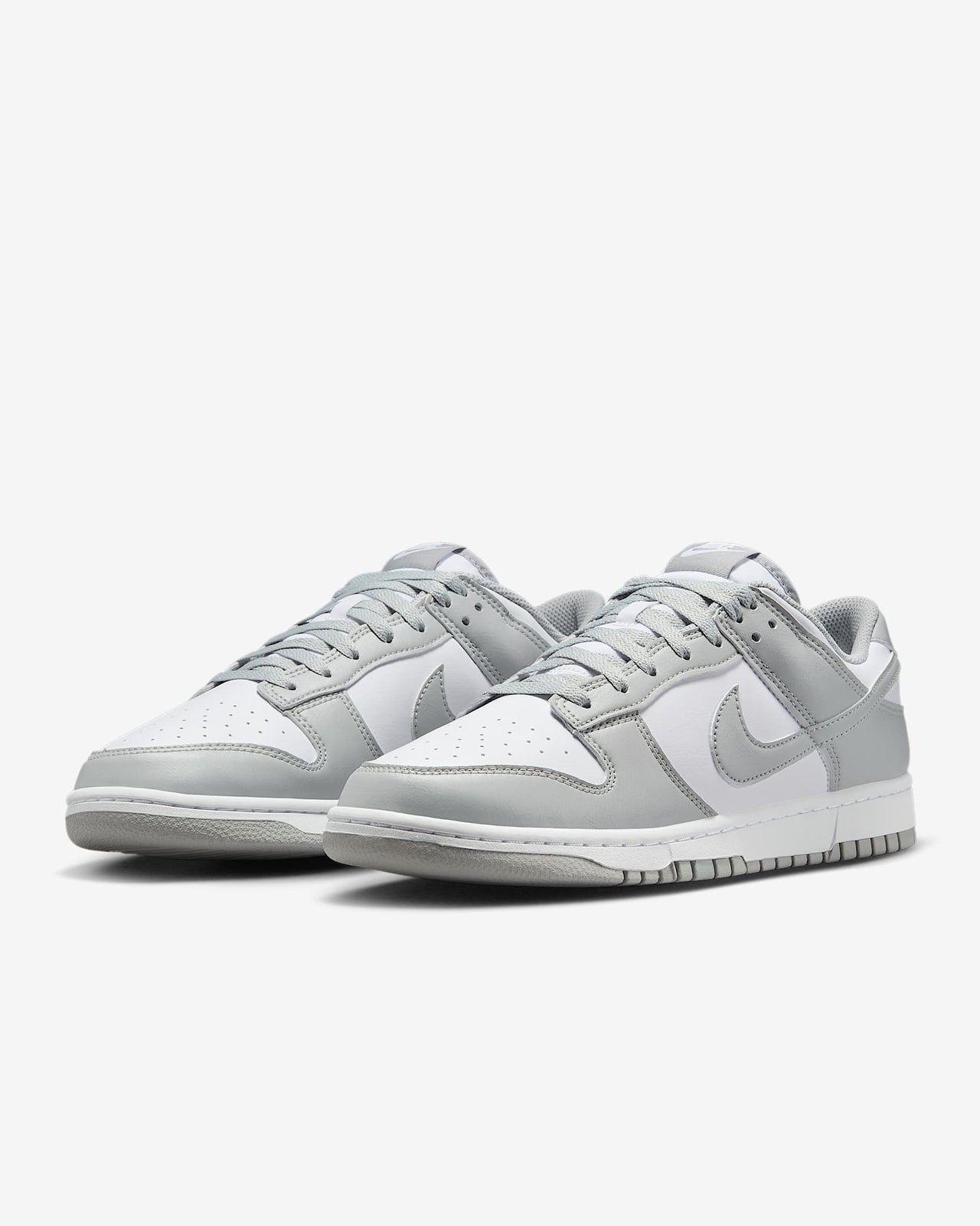 HF5441-105 Nike Dunk Low Retro White White Light Smoke Grey (Men's)