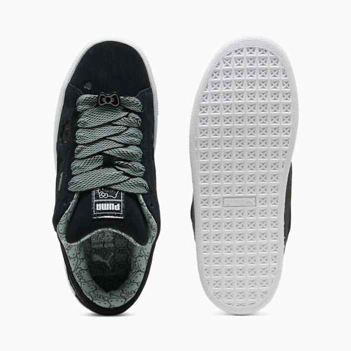 402381-01 Hello Kitty Puma Women's Suede XL Puma Black Light Moss (Women's)