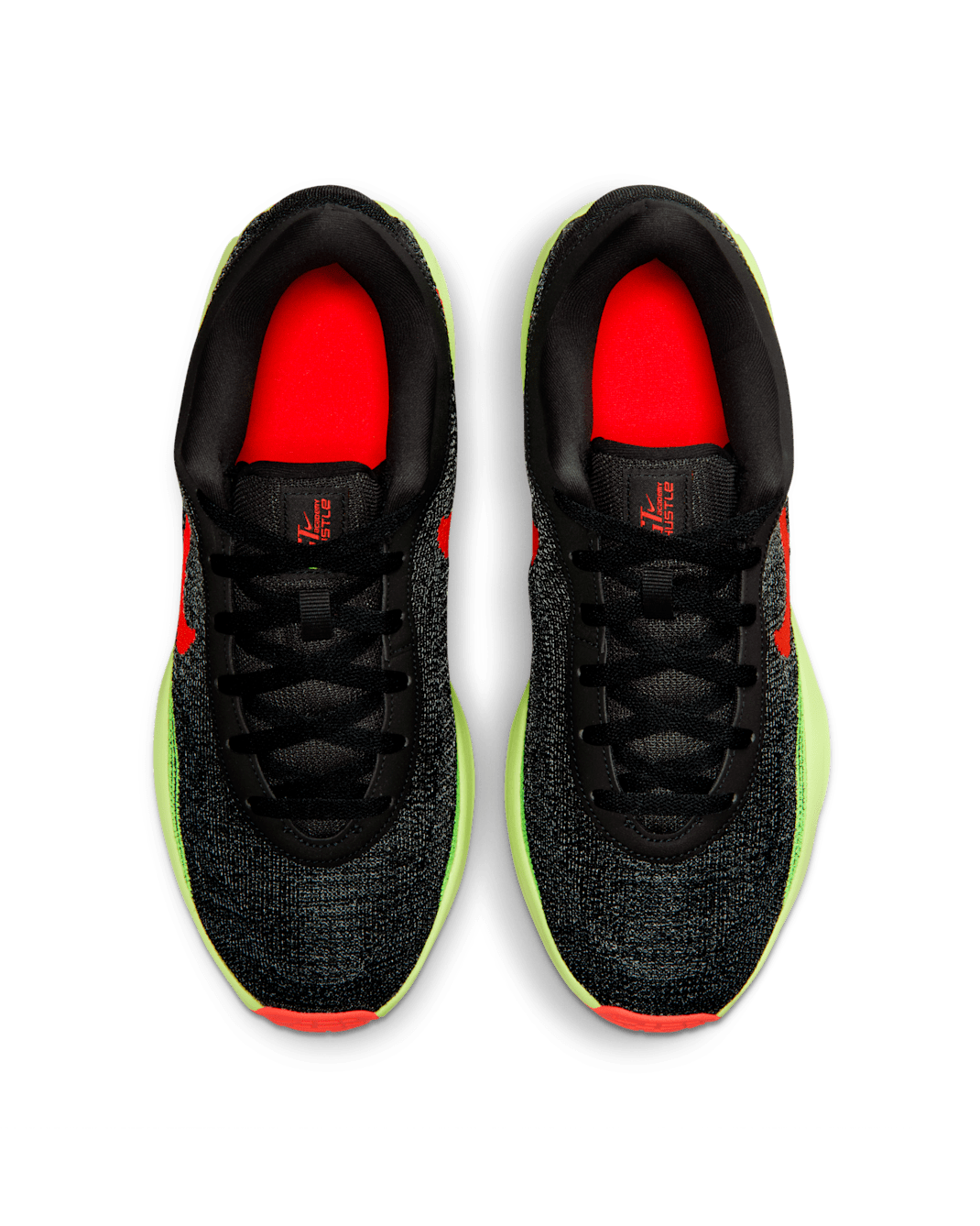 FJ7808-007 Nike GT Hustle Academy Black Volt Bright Crimson (Men's)