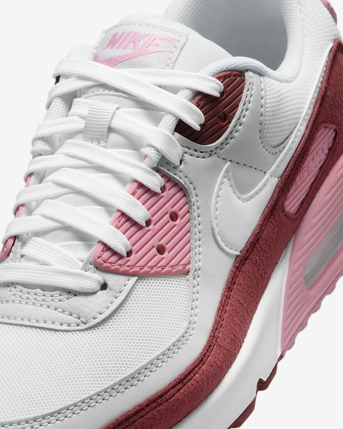 HM9451-600 Nike Air Max 90 SE Dark Team Red Platinum Tint Pure Platinum (Women's