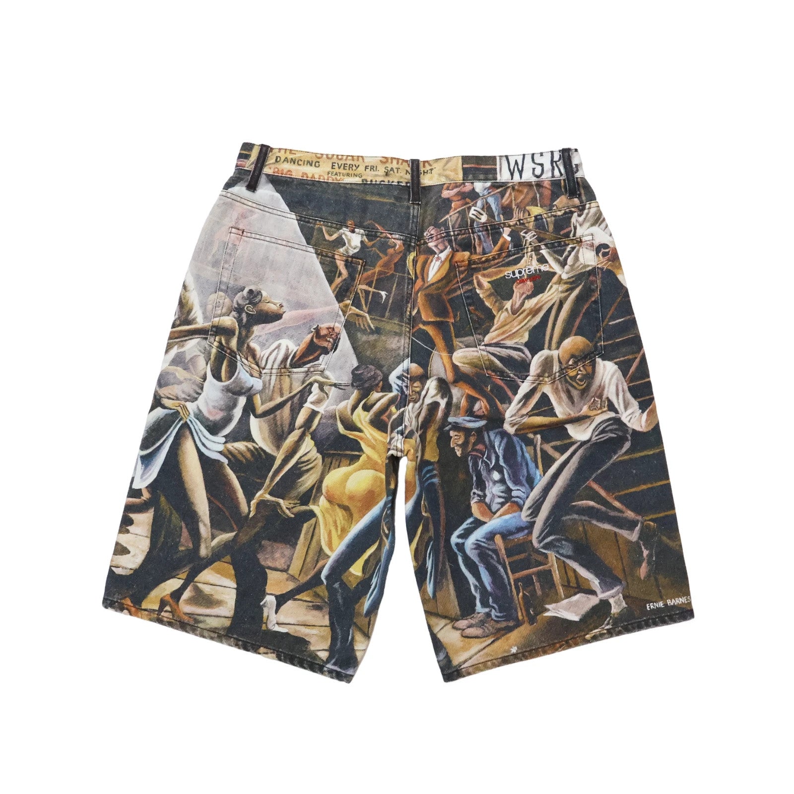 Supreme Ernie Barnes Baggy Denim Short Dance