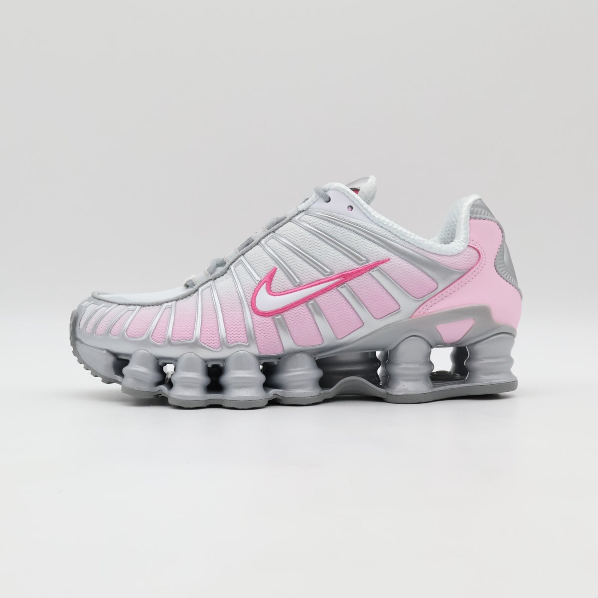 HV2520-001 Nike Shox TL Metallic Platinum Pinksicle (Women's )