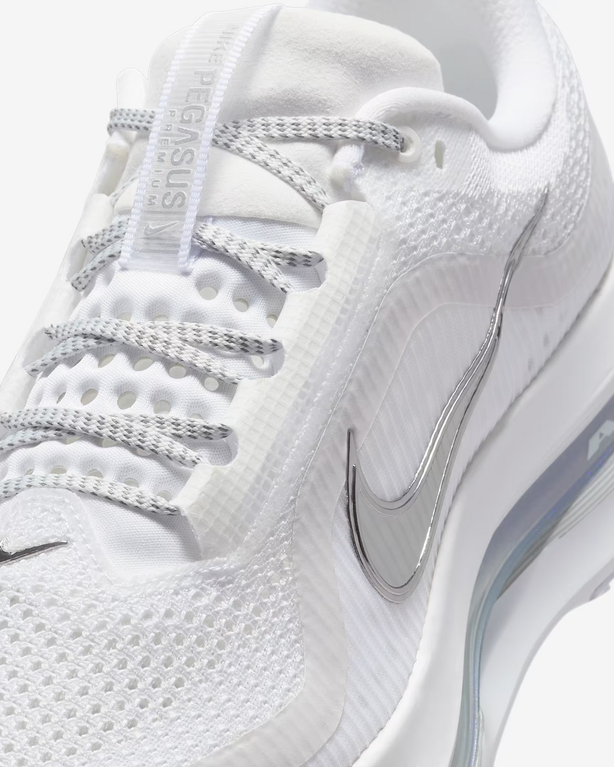 HQ2593-102 Nike Pegasus Premium White Metallic Silver Metallic Silver (Women's)