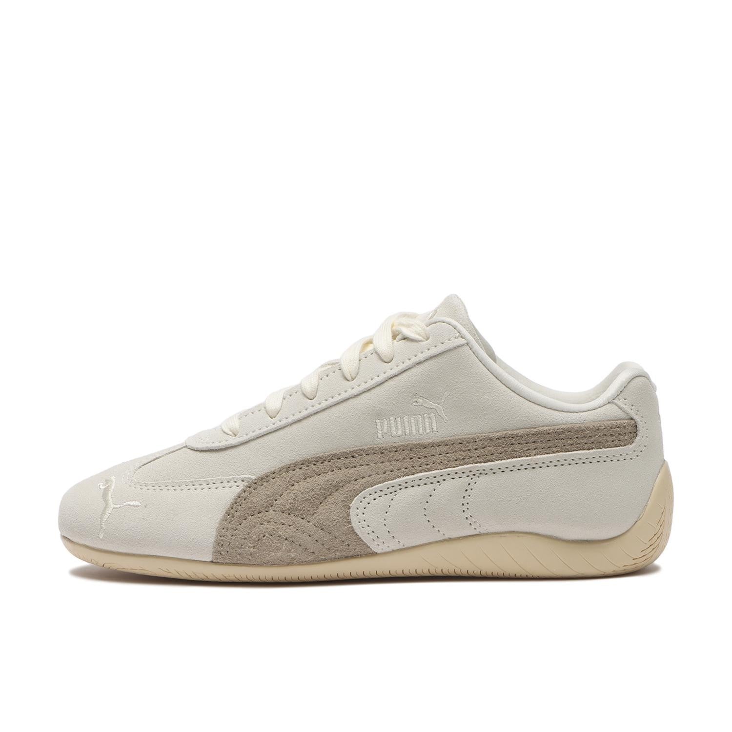 403619-01 Puma Speedcat Elevated Warm White Ice Coffee (Women's)