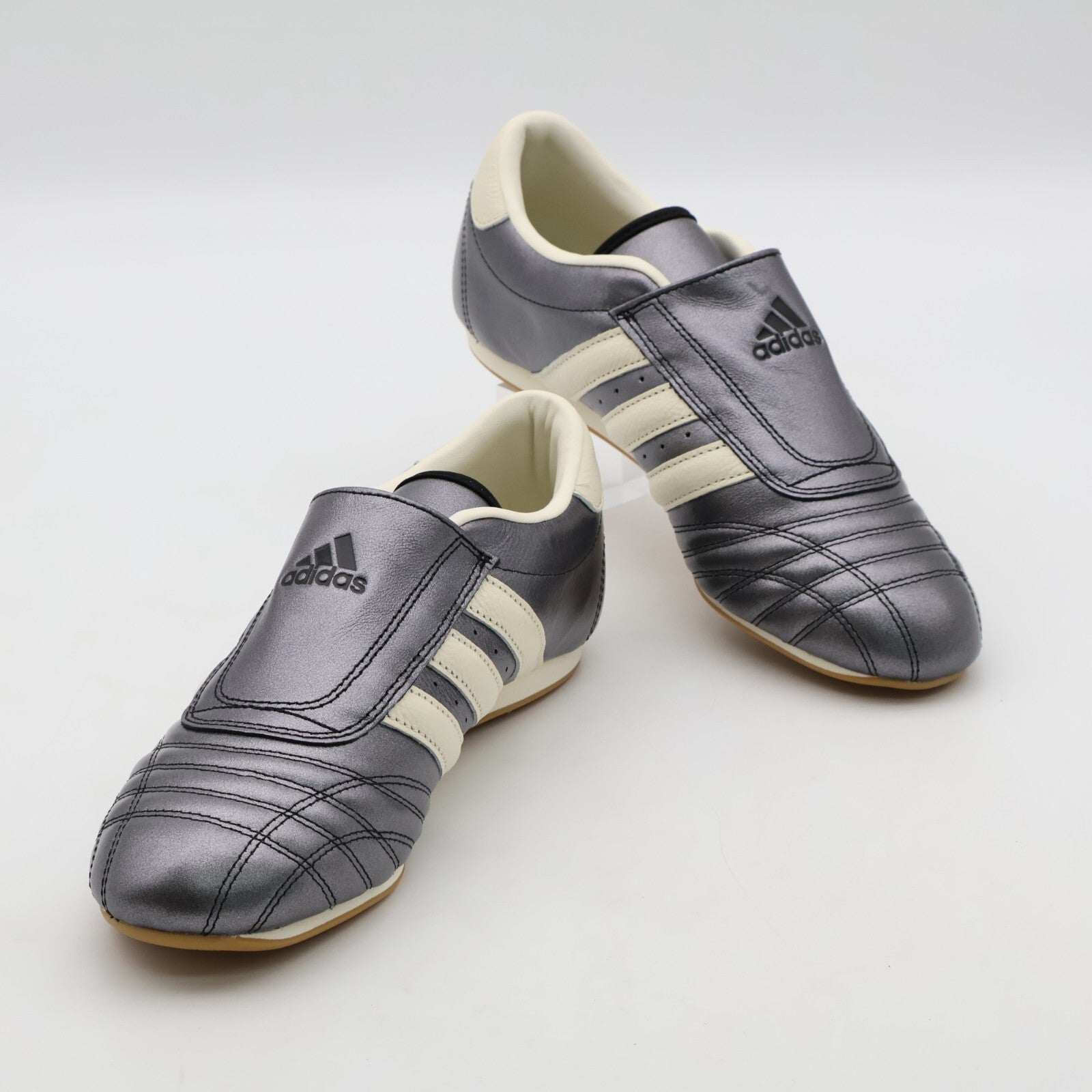 JS4465 adidas Originals Taekwondo Core Black Silver Metallic Gum (Women's)