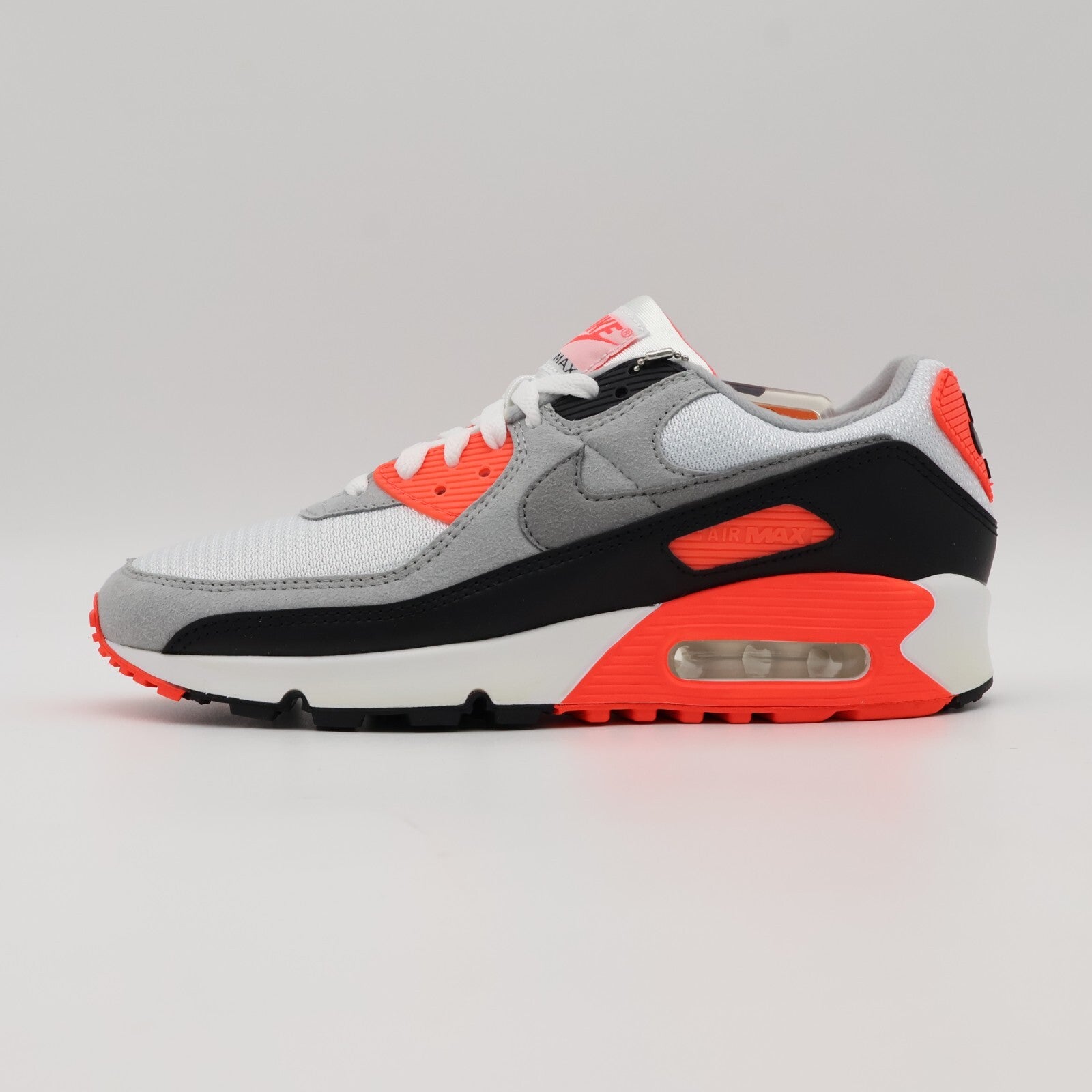 CT1685-100 Nike Air Max 90 III Infrared Radian Red White Black Cool Gray (Men's)