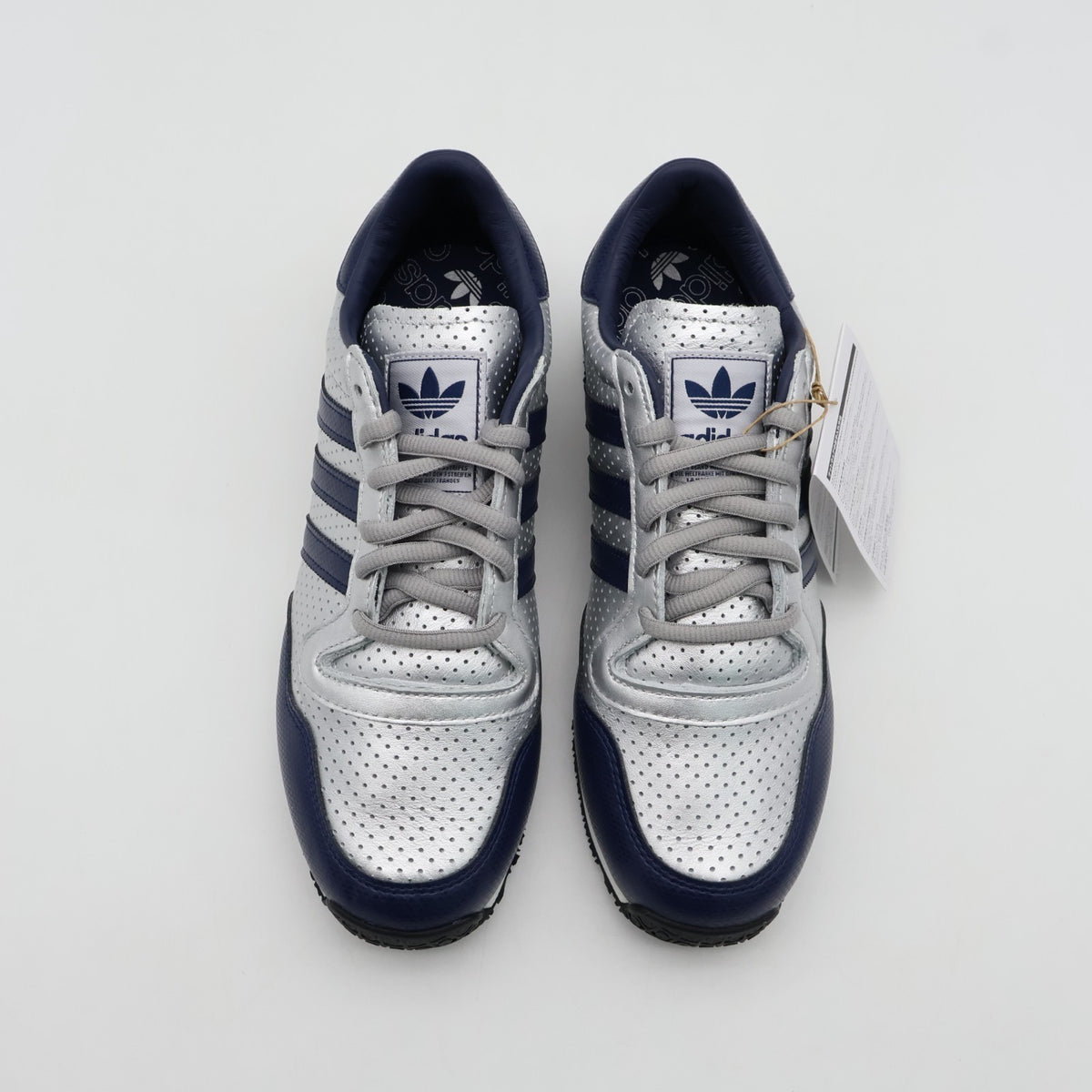 JR1614 adidas Originals Galaxy OG Silver Metallic Night Indigo Off White (Men's)