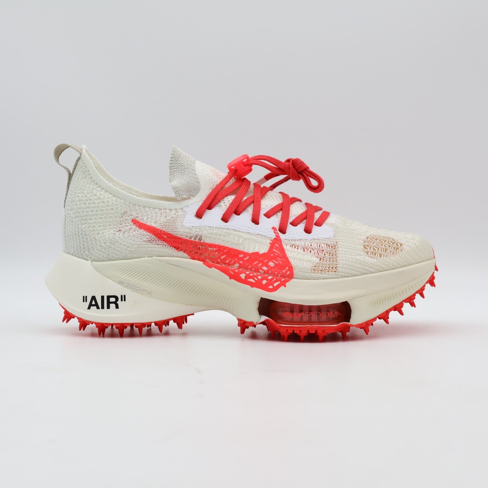 CV0697-100 Off-White Nike Air Zoom Tempo Next% Flyknit Solar Red (Men's)