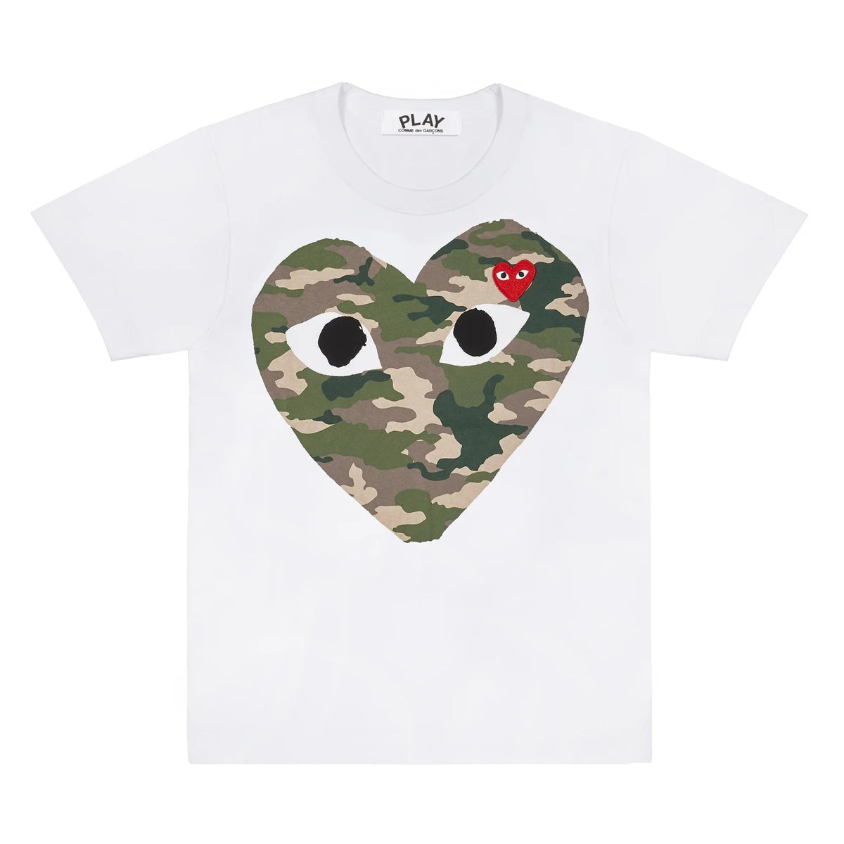 COMME des GARCONS PLAY CDG AX-T242-051 White