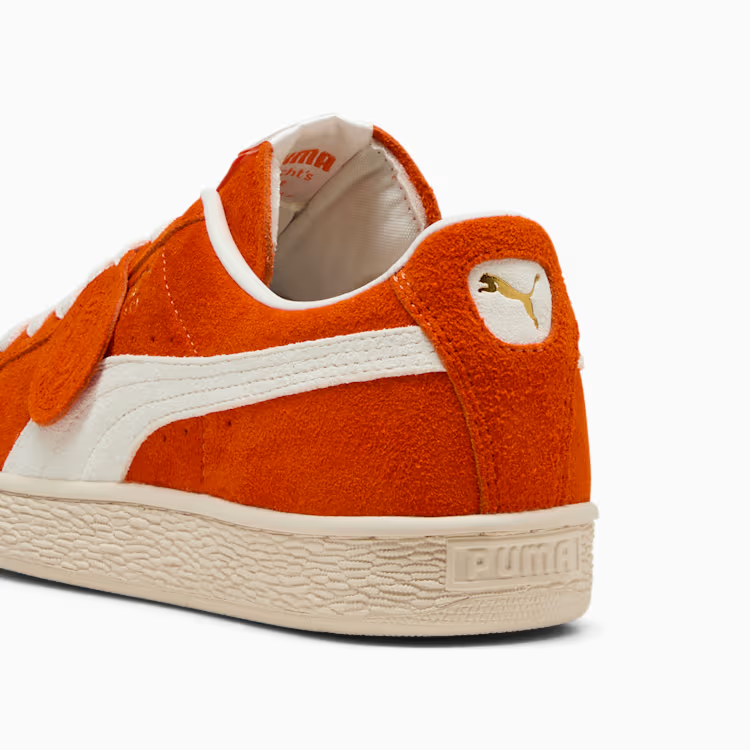 403766-02 Puma Suede Charles F Stead 4 Orange Glo PUMA White (Men's)