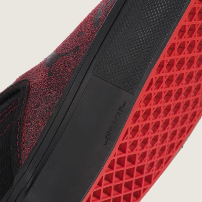 VN0A5FCAY25 Vans Skate Slip-On "Red/Black" (Men's)