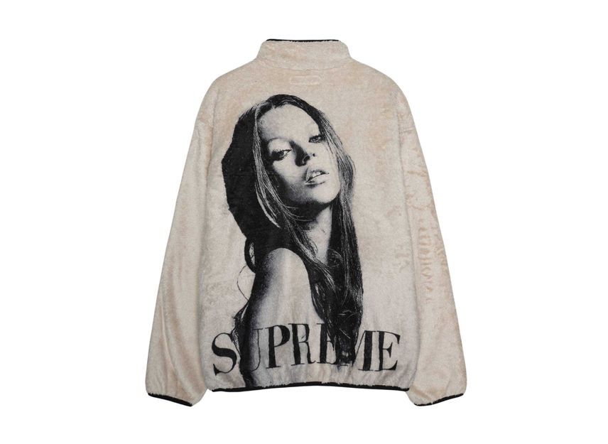 Supreme Kate Moss Fleece Jacket Natural