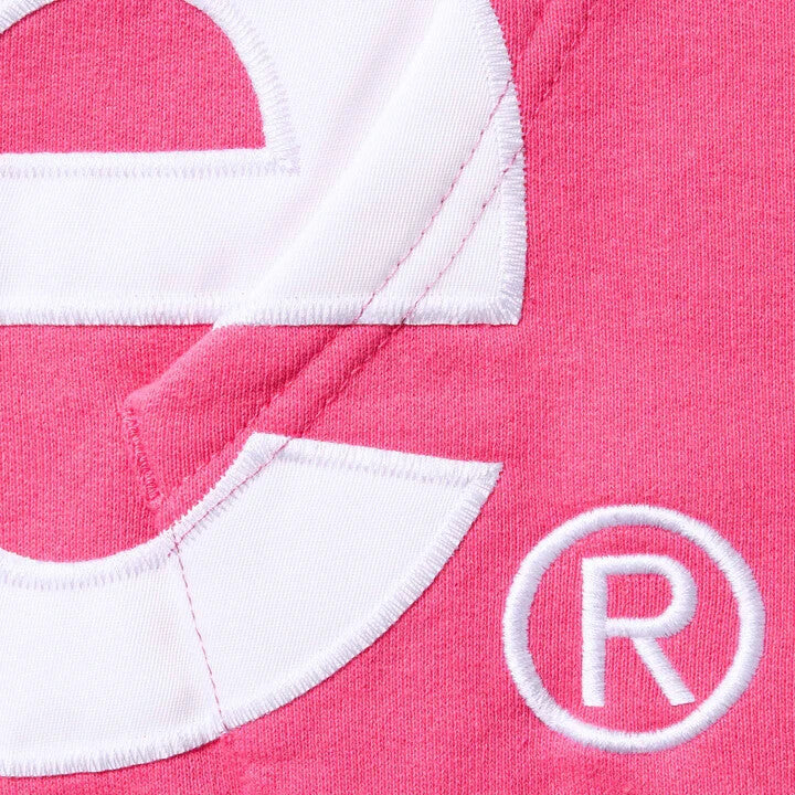 Supreme Big Logo Zip Up Hooded Sweatshirt Magenta