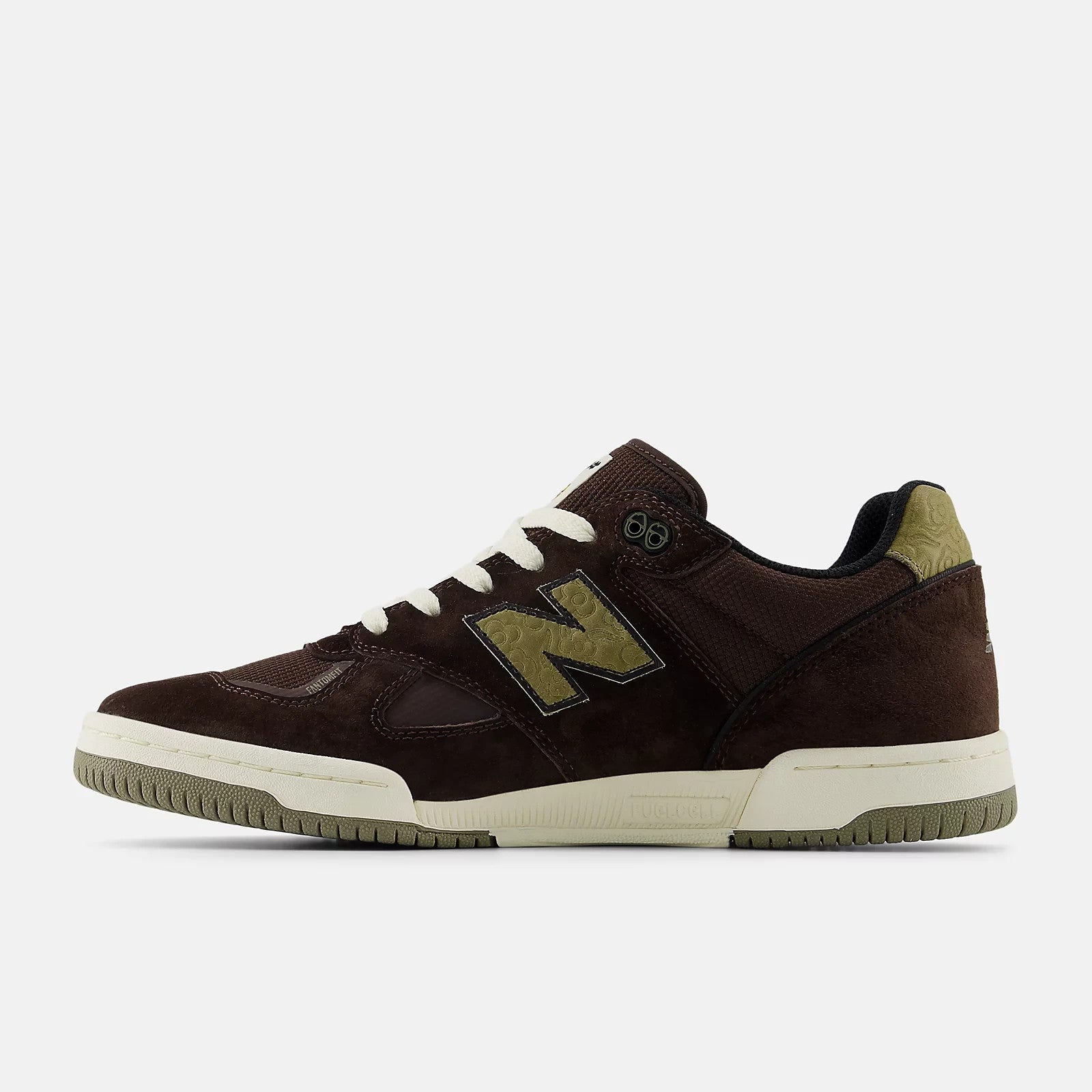 NM600KKD Krooked Skateboards New Balance Numeric 600 Chocolate Olive (Men's)