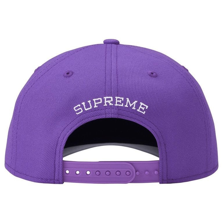 Supreme Gothic Outline Adjustable New Era Purple
