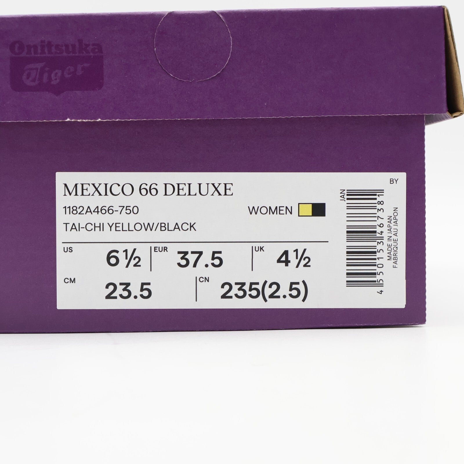 1182A466-750 Onitsuka Tiger NIPPON MADE Mexico 66 Deluxe Tai-Chi Yello (Women's