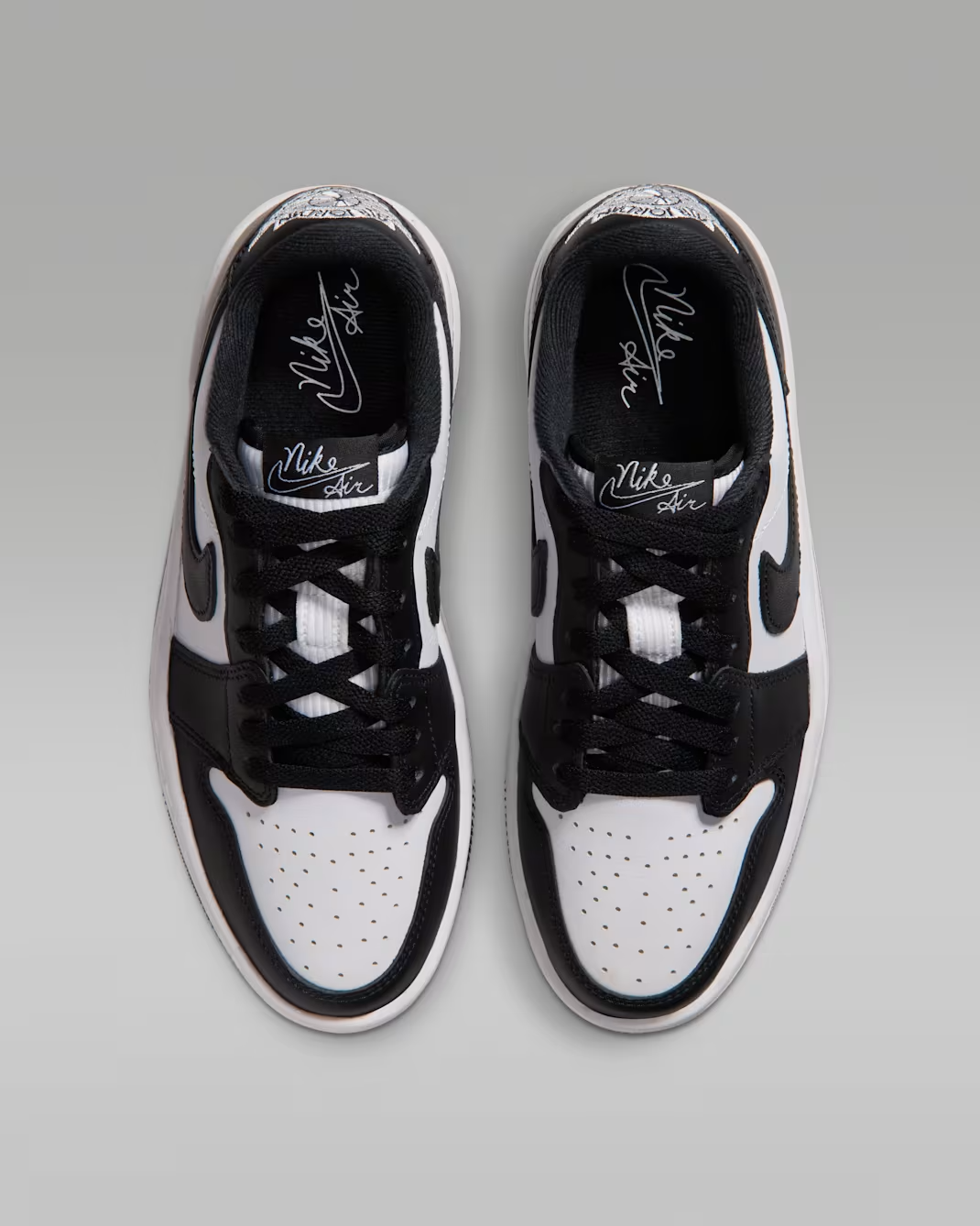 HV8288-002 Nike Air Jordan 1 Triple Stack "Black/White" (Women's)