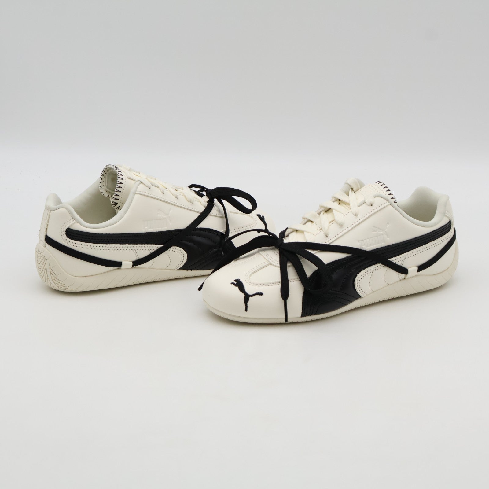 404390-01 BLACKPINK ROSE Puma Speedcat LEA Warm White PUMA Black (Women's)