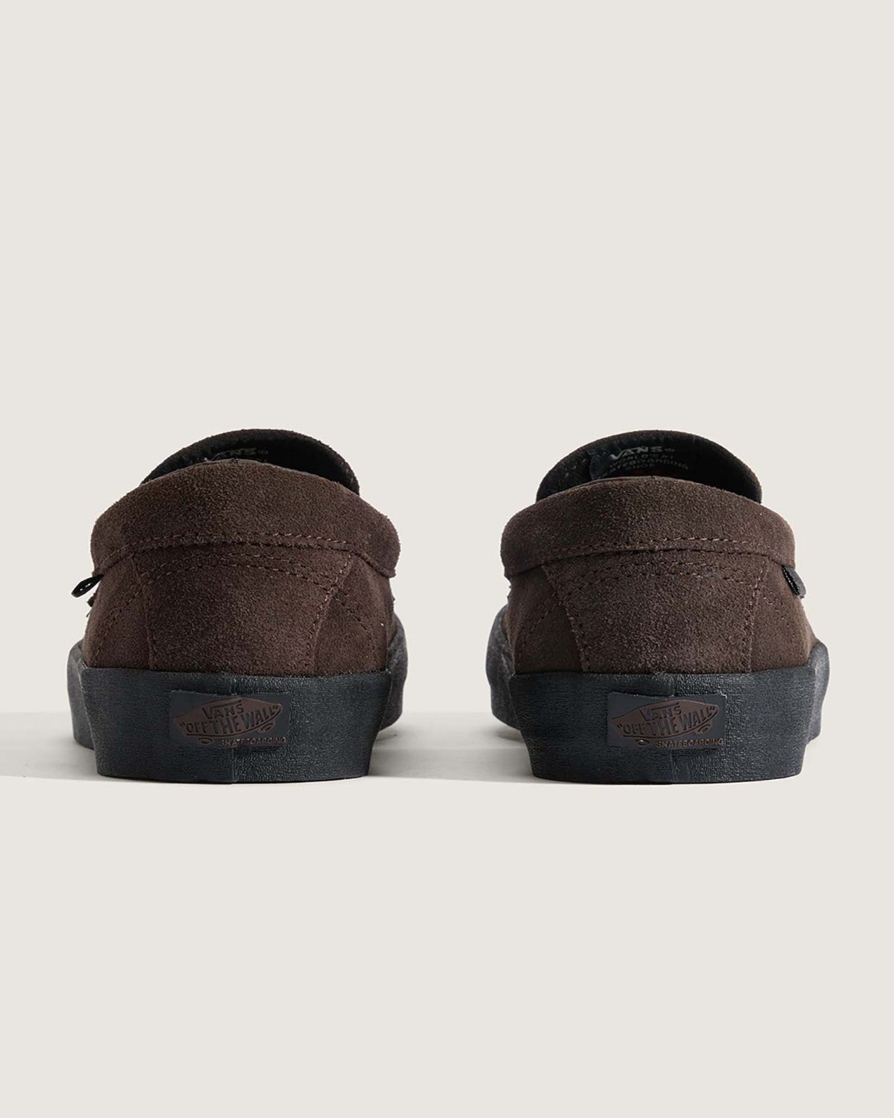 VN000VA6Y49 Vans Skate Loafer Suede Brown Black (Men's)
