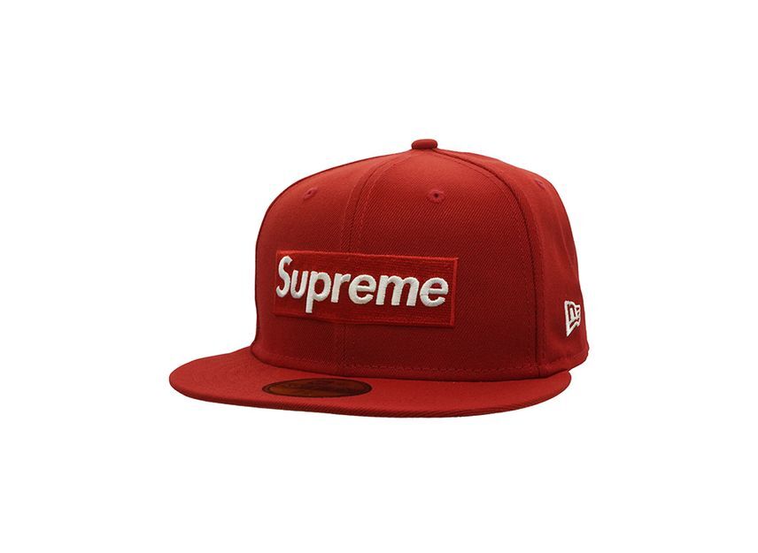 Supreme MLB Teams Box Logo New Era Red