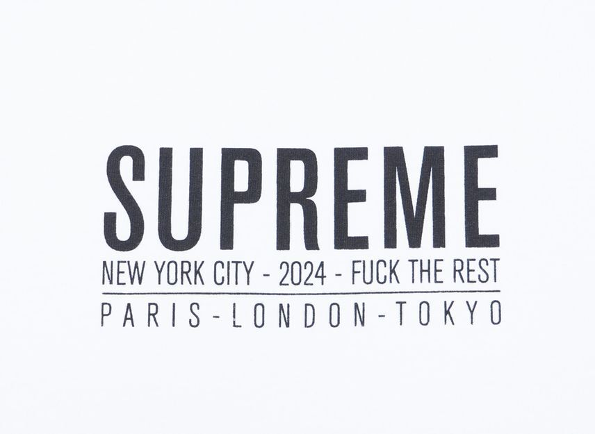 Supreme Paris Tee White